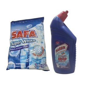 DWML Harbin Toilet Cleaner (750ML) & Detergent 2KG. 